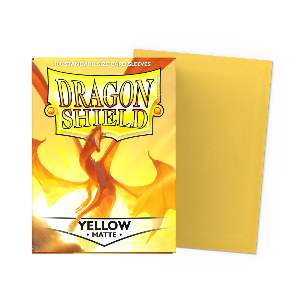 Dragon Shield Yellow - Matte Sleeves - Standard Size